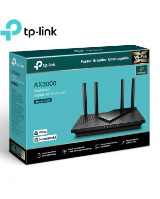 TP-Link Archer AX55 AX3000 Dual Band Gigabit Wi-Fi 6 Router